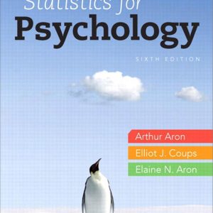 Statistics for Psychology 6th Edition